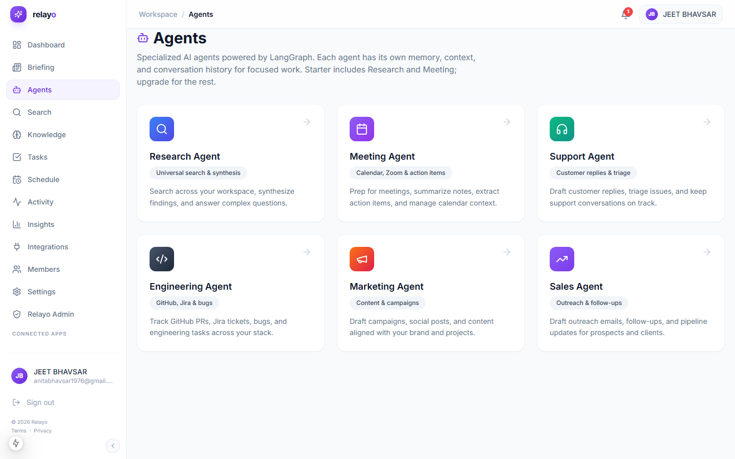 Deploy agents that work for you